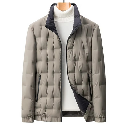 Men's Waterproof Slim Fit Down Parka Jacket