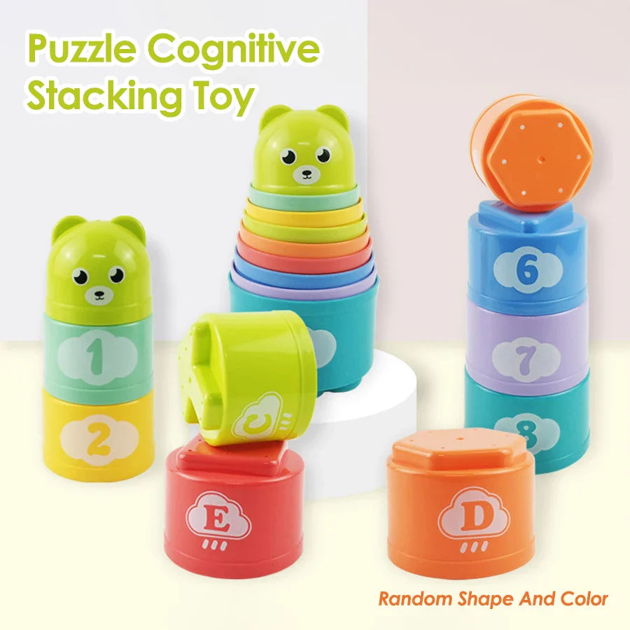 Fast Action Cup Stacking Game for Kids - Luxicro