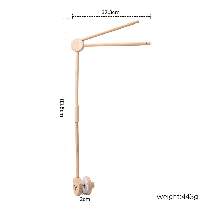 Baby Crib Mobile Toy Arm Soft Newborn Entertainment