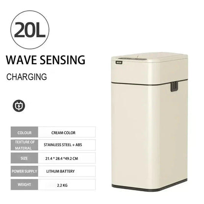 Automatic Touchless Stainless Steel 20L Kitchen Trash Can
