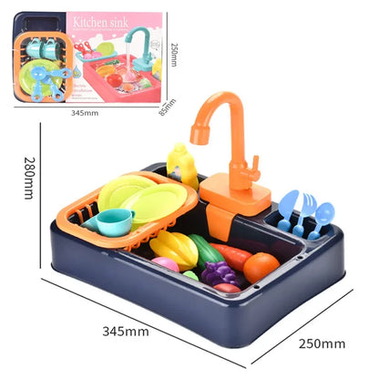Interactive Kids Play Kitchen Water Play Set