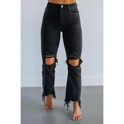 Distressed Slim Fit Jeans