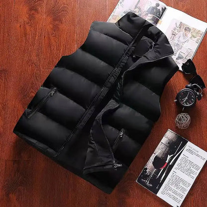 Lightweight Mens Puffer Gilet - Classic Fit, Soft Polyester - Luxicro