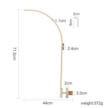 Baby Crib Mobile Toy Arm Soft Newborn Entertainment