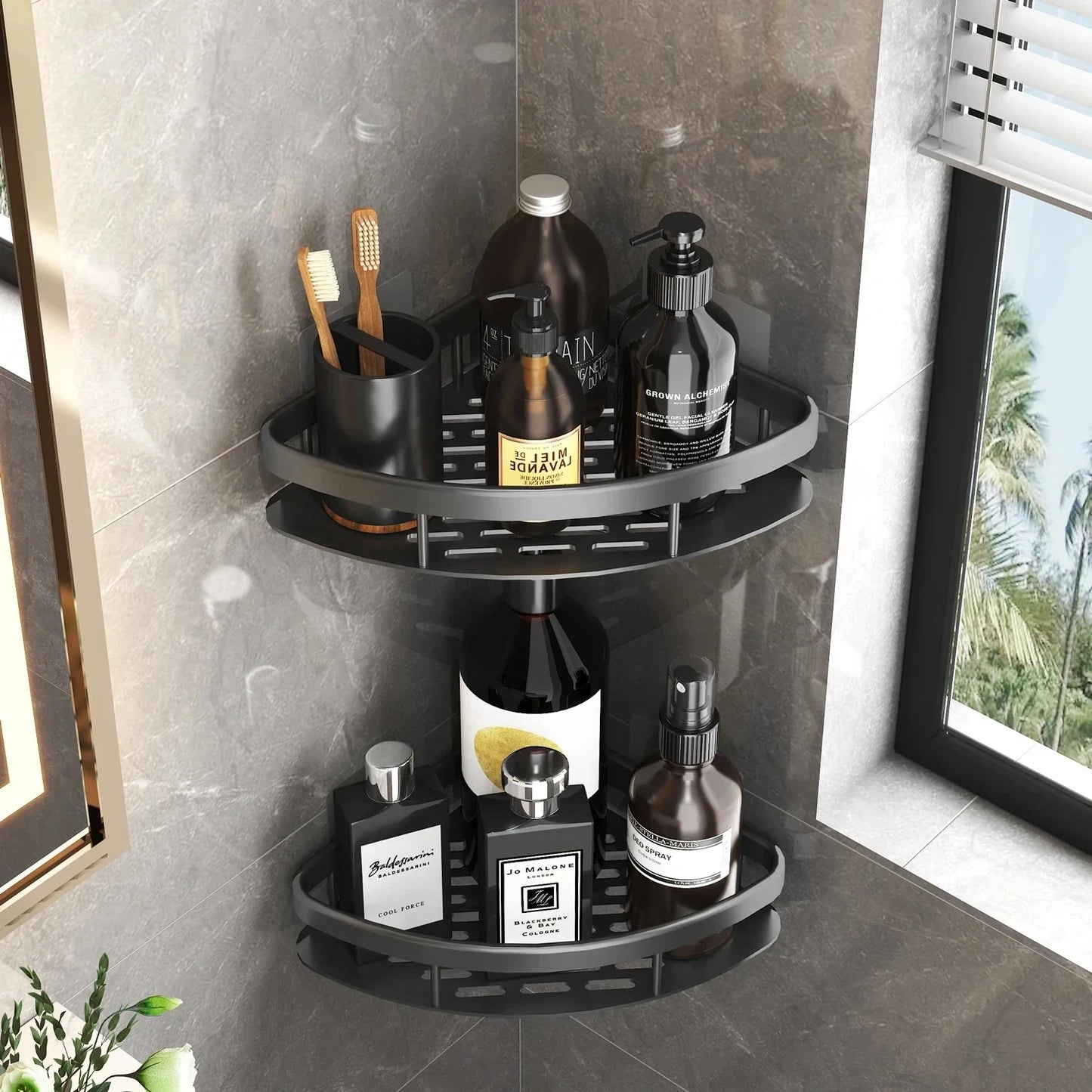 Easy Install Bathroom Storage Rack - Luxicro