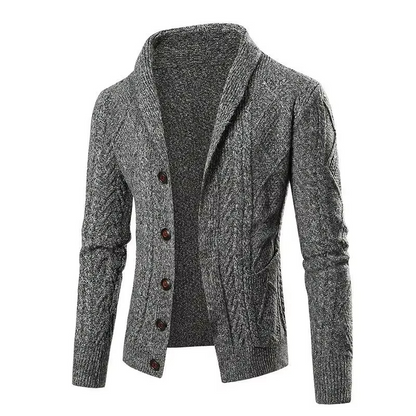 Men's Thin Fit Plain Sweater Jacket for Fall Winter - EasyApparels