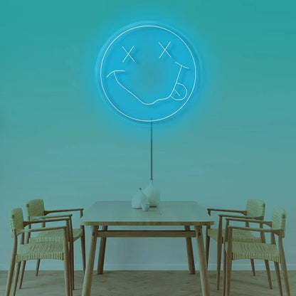 Colorful LED Smiley Face Wall Light USB Powered