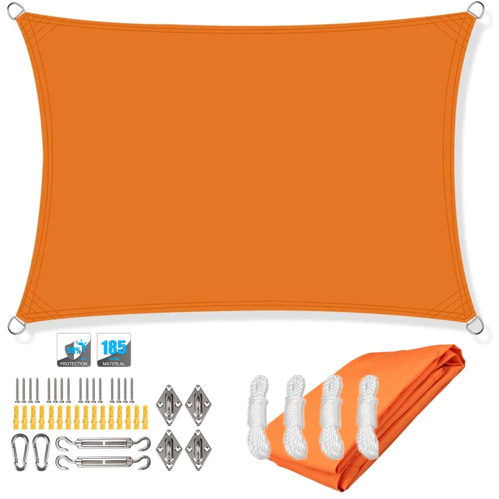 Outdoor Patio Sun Shade Waterproof UV Screen Canopy