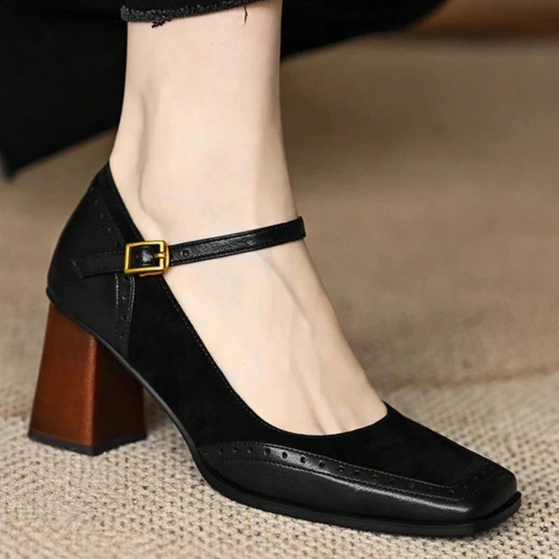 Classic Round Toe High Heels