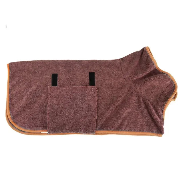 Soft Pet Drying Coat for Dogs and Cats