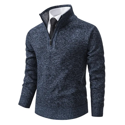 Warm Fleece Lined Half Zip Pullover