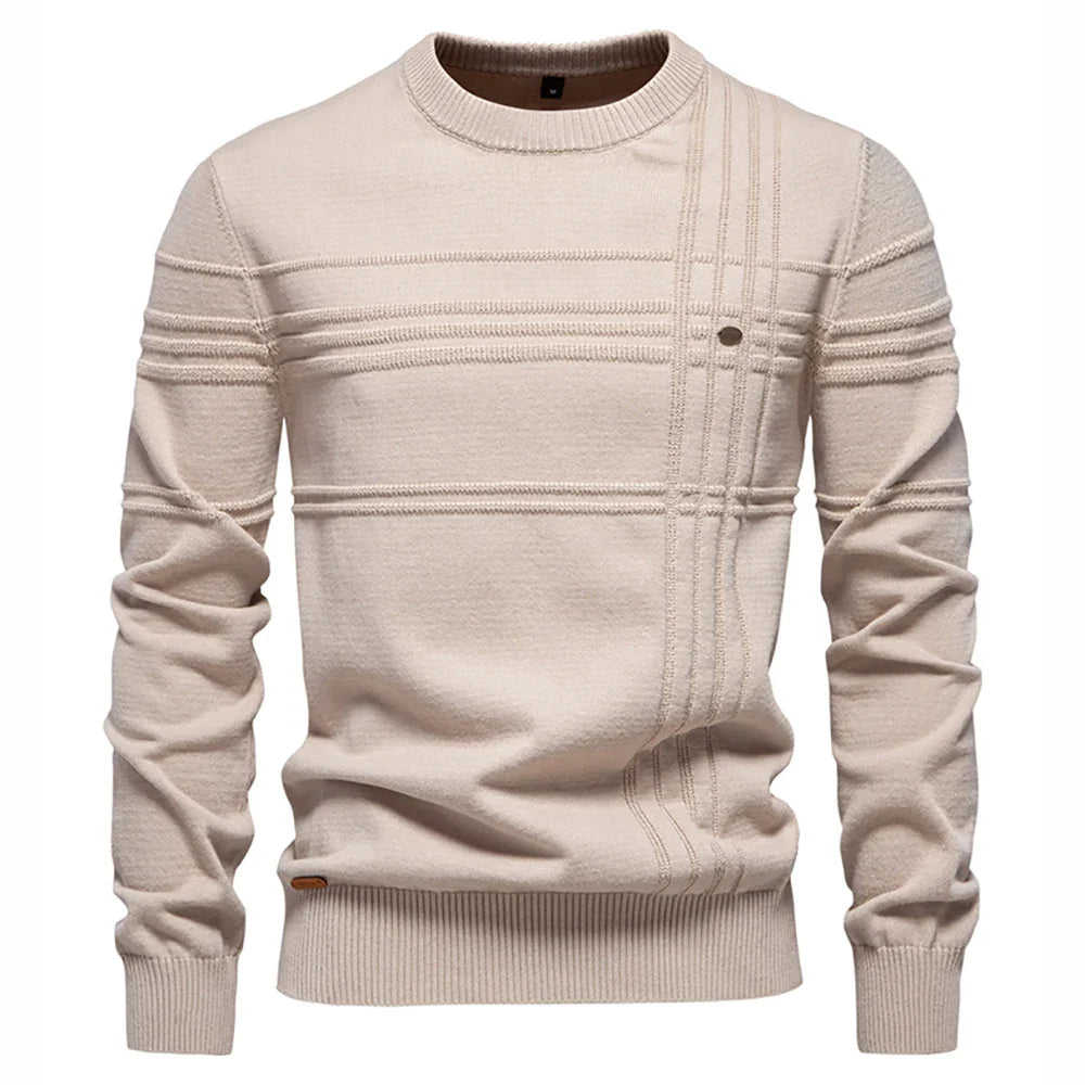 Soft Knit Crew Neck Sweater - Vossary