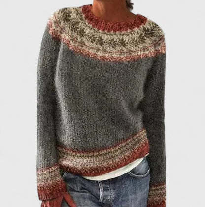 Elegant Women's Crew Neck Sweater