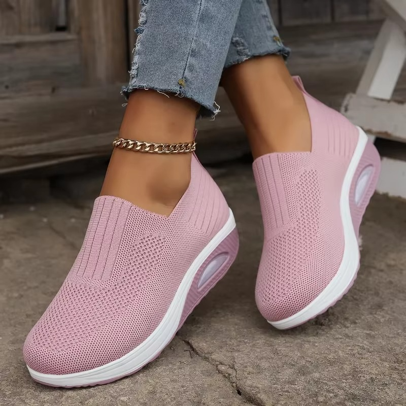 Comfortable Arch Support Walking Mules - Breathable Slip Resistant Shoes