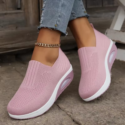 Comfortable Arch Support Walking Mules - Breathable Slip Resistant Shoes
