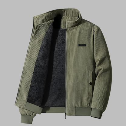 Rugged Textured Cold Weather Coat