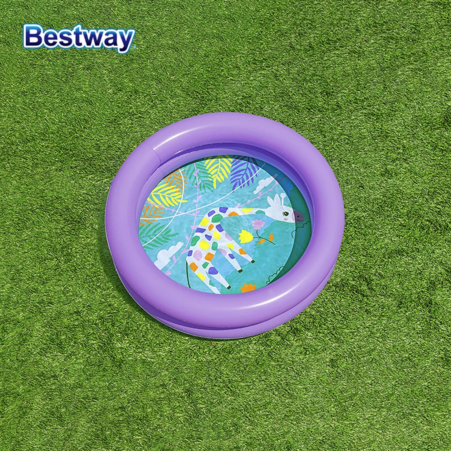 Fun Kids Pool 8ft Summer Inflatable Outdoor Play Pool