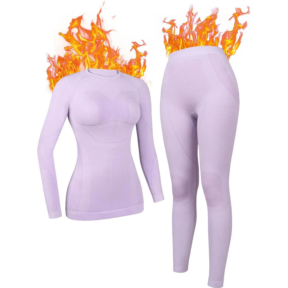 Warm Moisture Wicking Women's Base Layer Set
