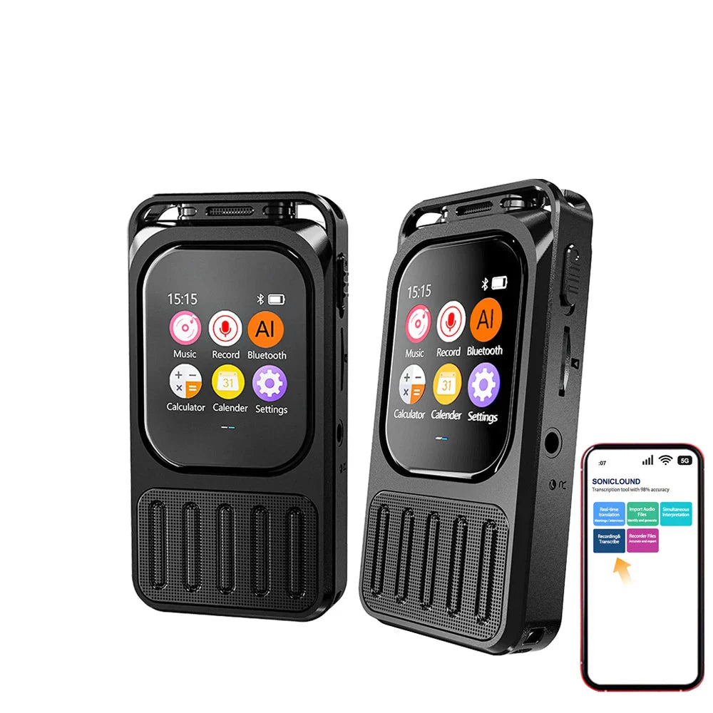 Smart Voice Recorder with Long Lasting Battery - Luxicro