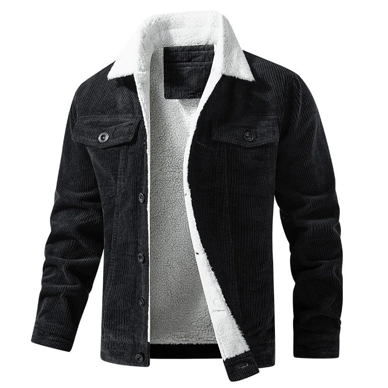 Warm Plaid Jacket for Men - Classic Comfortable Fit - Vossary