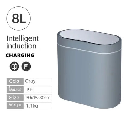 Automatic Motion Sensor Compact 8L Kitchen Trash Can