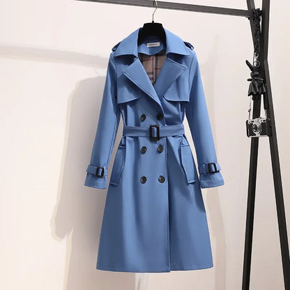 Classic Double Breasted Trench Coat