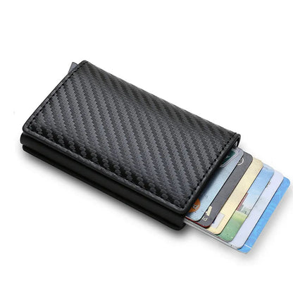 Thin Leather Card Holder for Men - Compact & Stylish Design - Vossary
