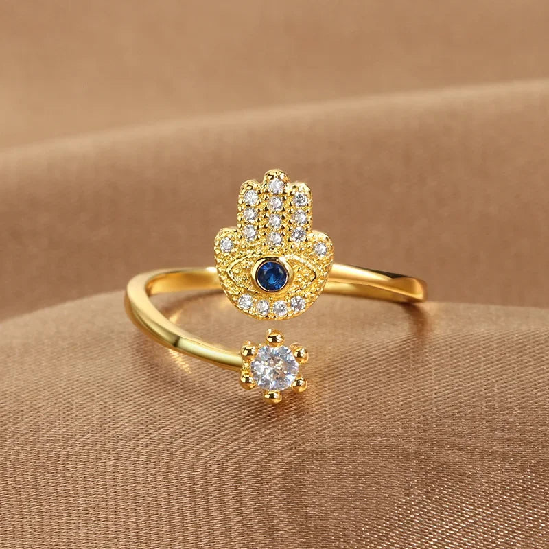 Adjustable Protective Band Ring