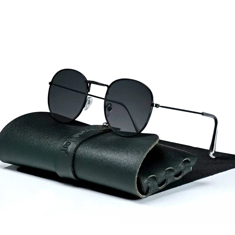 Classic Aviator Metal Sunglasses with UV Protection