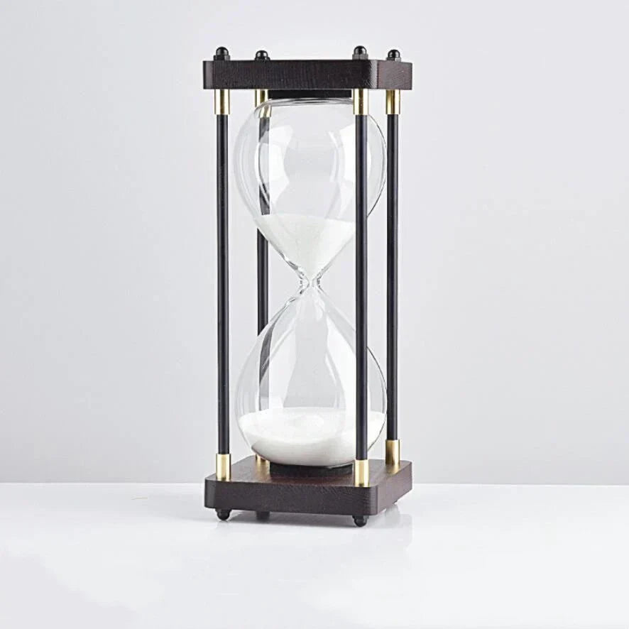 Simple Wooden Hour Glass Sand Timer