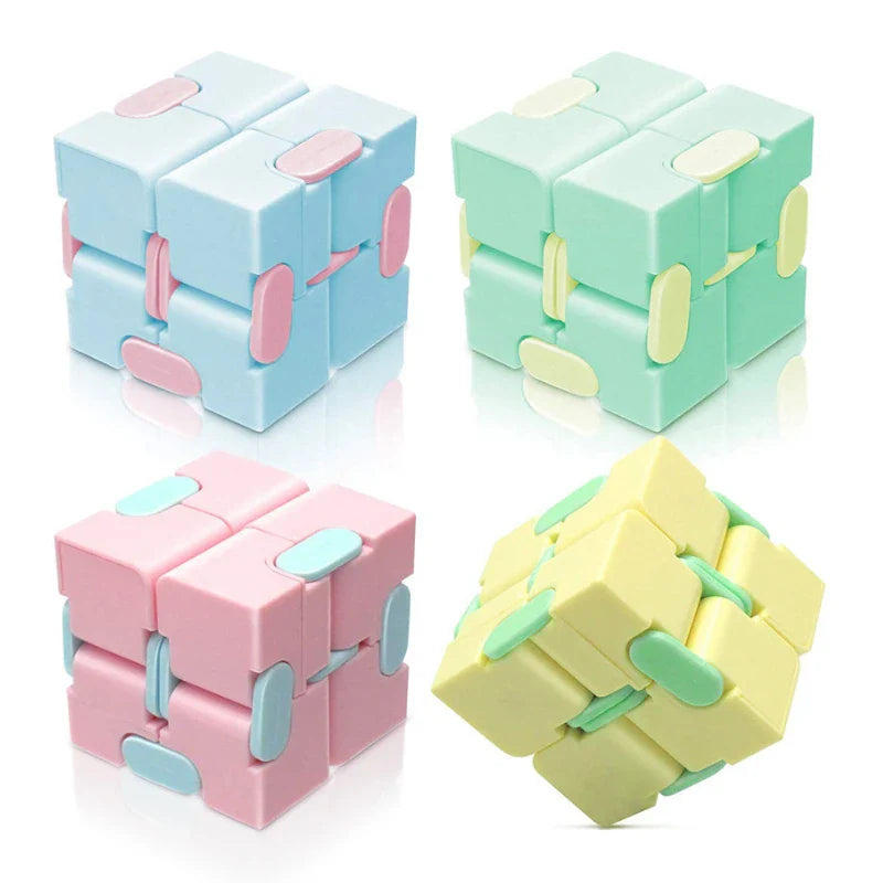 Fun Brain Teaser Cube Stress Relief Toy - Luxicro