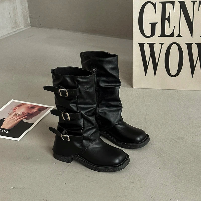 Classic High Heel Riding Boots