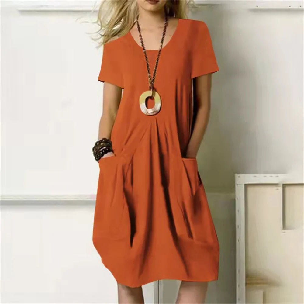 Ladies Lightweight Summer Sundress - EasyApparels