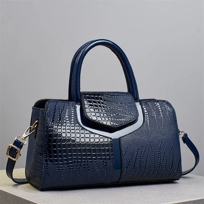 Classic Leather Tote Handbag
