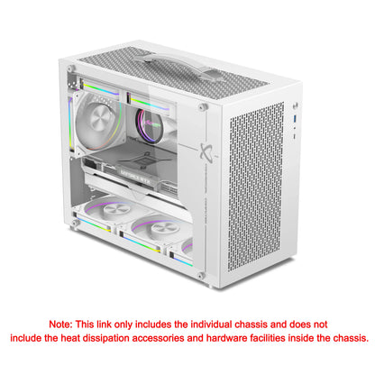 Compact Clear Gaming PC Case 240mm Liquid Cooling