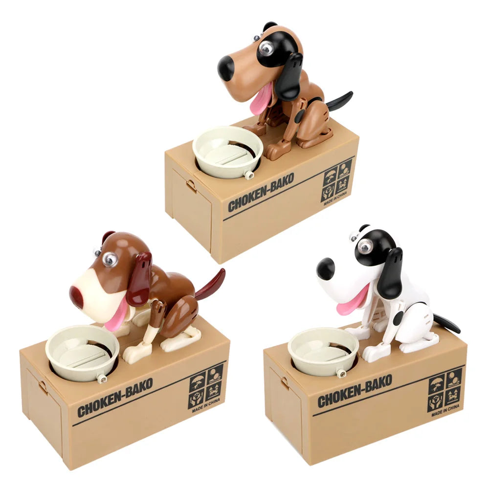 Fun Interactive Coin Saving Robot Dog Bank for Children - Luxicro