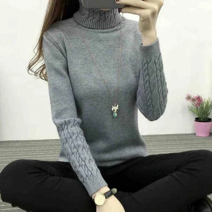 Soft Crew Neck Knit Sweater