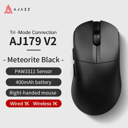 Rechargeable Wireless Gaming Mouse Ergonomic Design