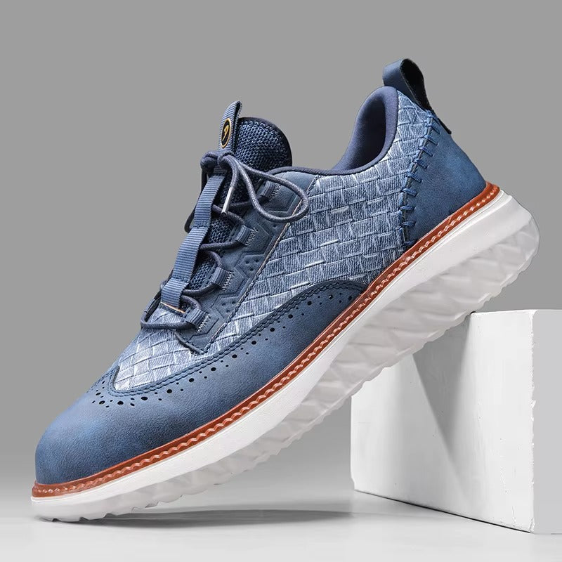 Stylish Perforated Lace Up Sneaker Boots