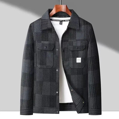 Classic Striped Blazer Jacket - Vossary