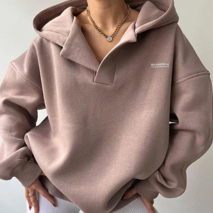 Warm Ladies Fleece Hooded Jacket - Vossary