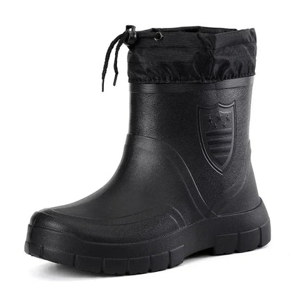Waterproof Insulated Mid Calf Boots for Men - EasyApparels