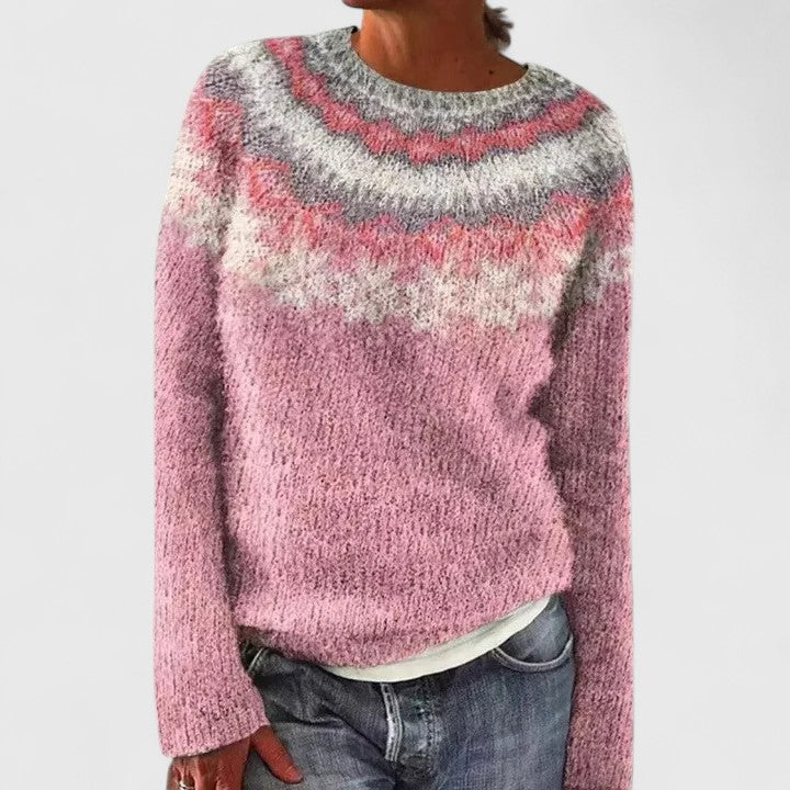 Elegant Women's Crew Neck Sweater