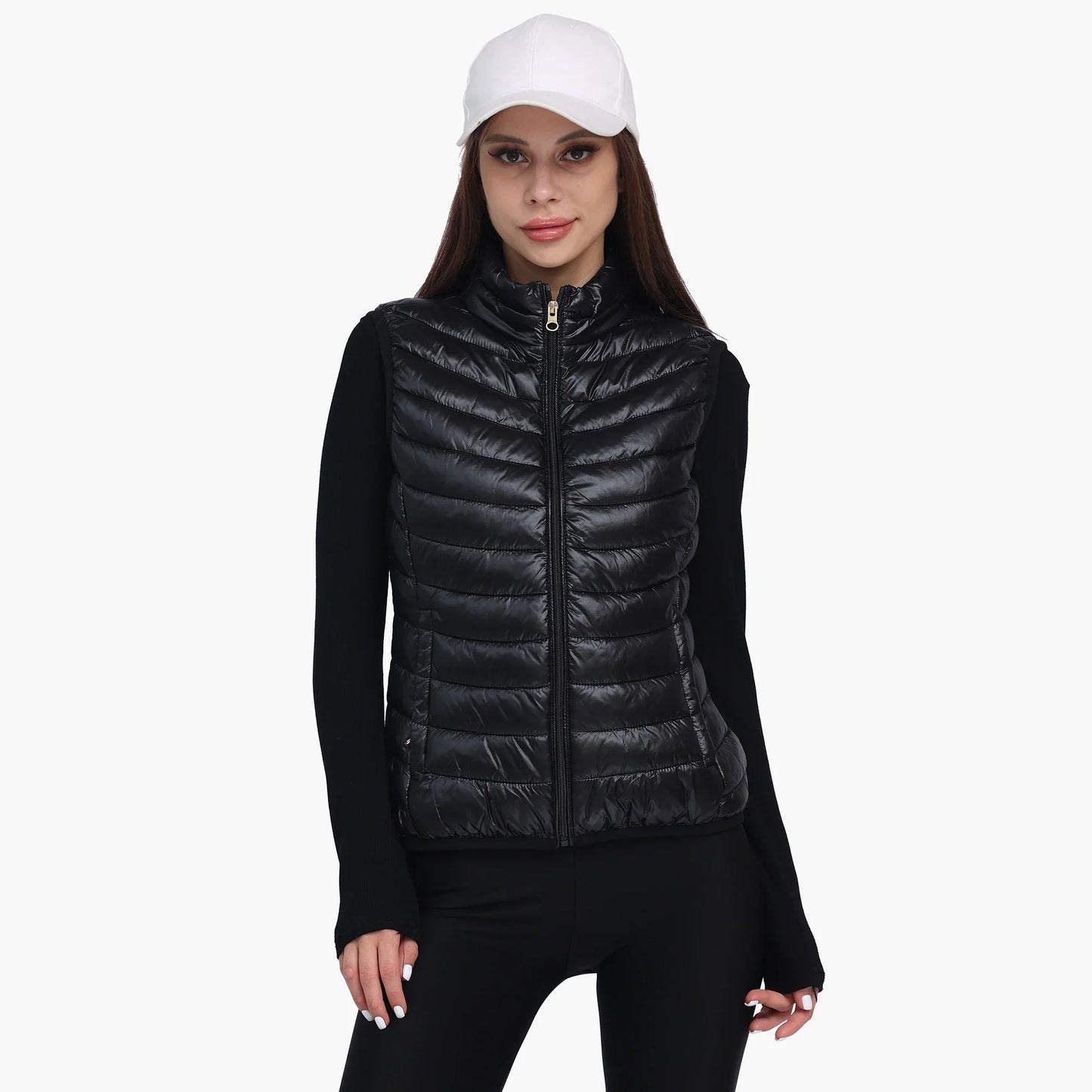 Warm Slim Fit Women's Puffer Gilet