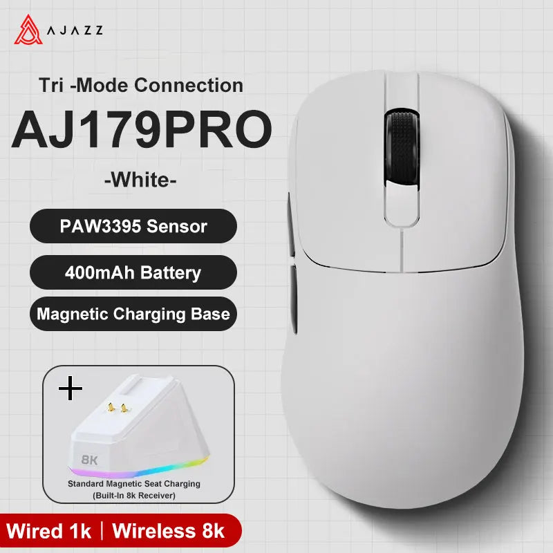 Rechargeable Wireless Gaming Mouse Ergonomic Design