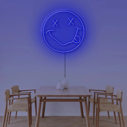 Colorful LED Smiley Face Wall Light USB Powered