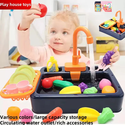 Interactive Kids Play Kitchen Water Play Set - Luxicro