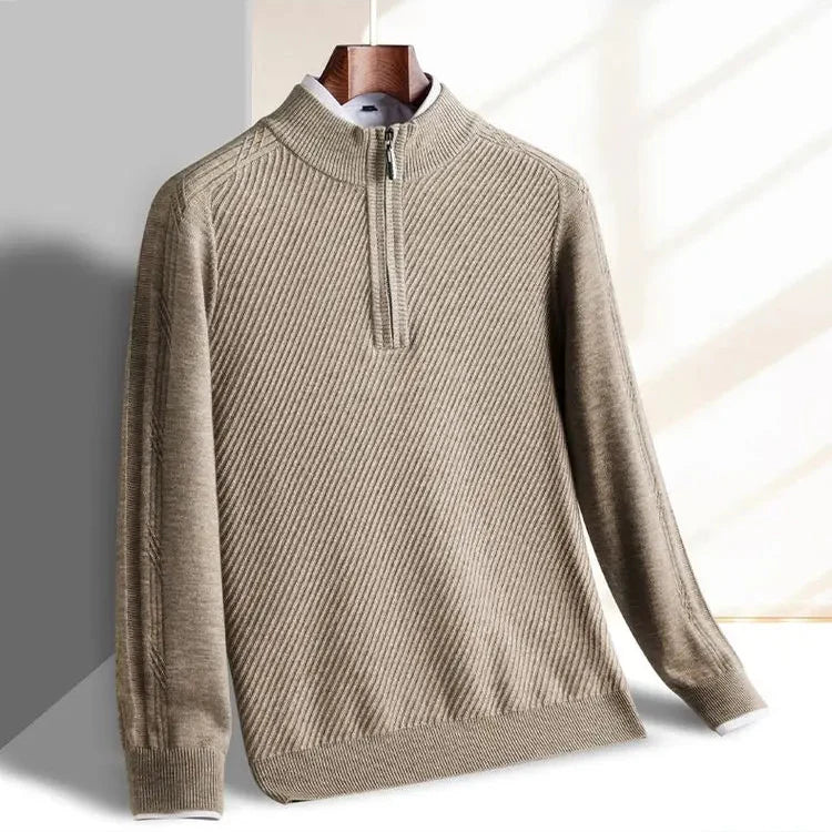 Soft Quarter Zip Fleece Pullover - EasyApparels