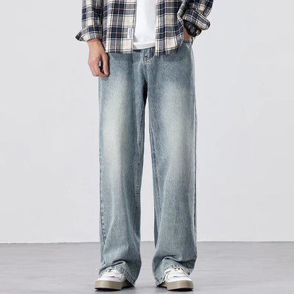 Comfortable Mens Straight Leg Jeans