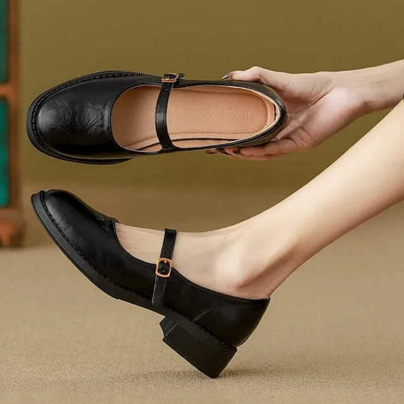 Comfortable Mary Jane Shoes Made with Durable Leather